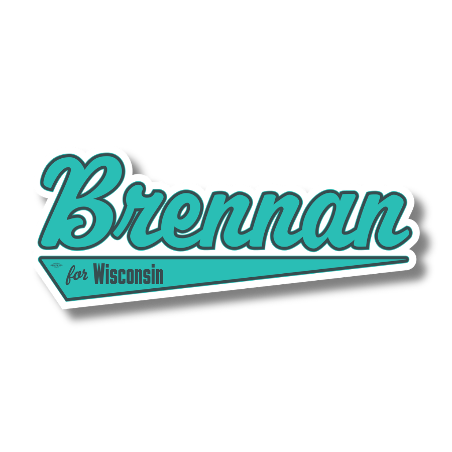 Brennan League Kiss-Cut Sticker