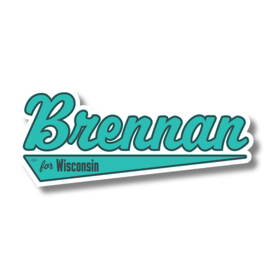 Brennan League Kiss-Cut Sticker